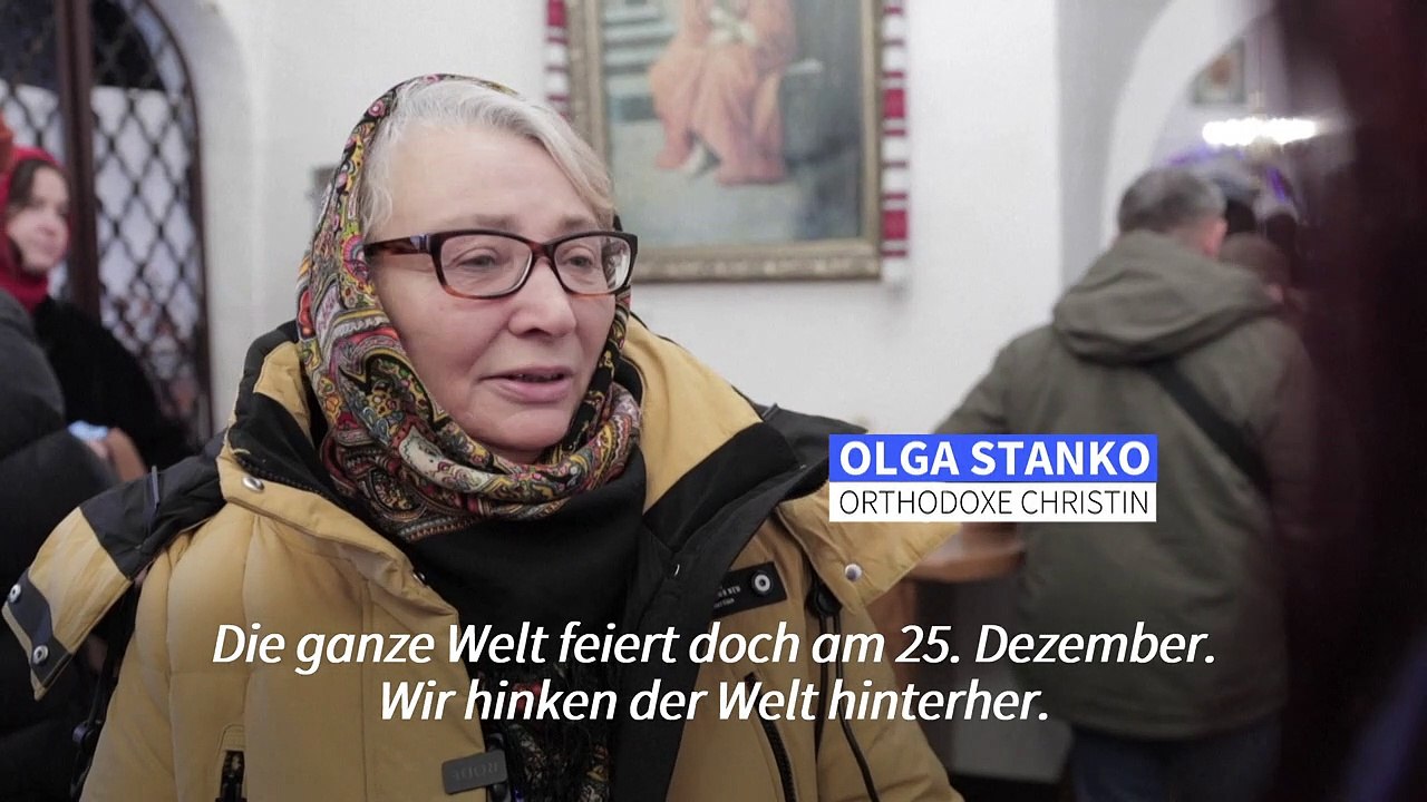 Ukrainer trotzen Russland mit früherer Weihnachtsfeier im Dezember