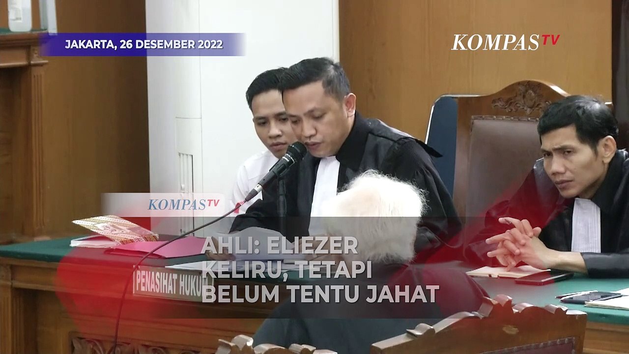 Ahli Filsafat Moral: Richard Eliezer Keliru, tetapi Belum Tentu Jahat