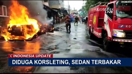 Kebakaran Mobil di Gerbang Tol Bogor, Pengemudi Berhasil Selamatkan Diri!