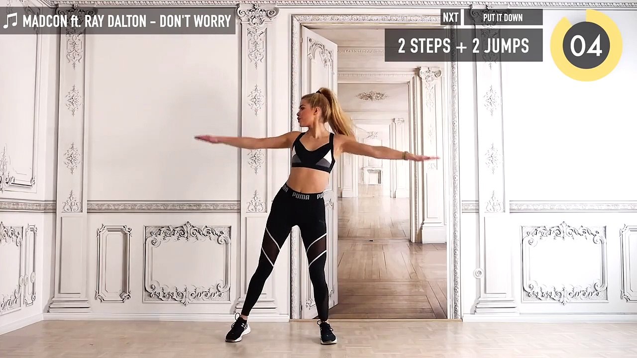 12 MIN HAPPY CARDIO - a good mood High Intensity Choreo _ No Equipment I Pamela Reif
