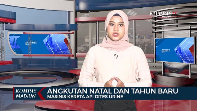 Angkutan Natal Dan Tahun Baru, Masinis Kereta Api Dites Urine