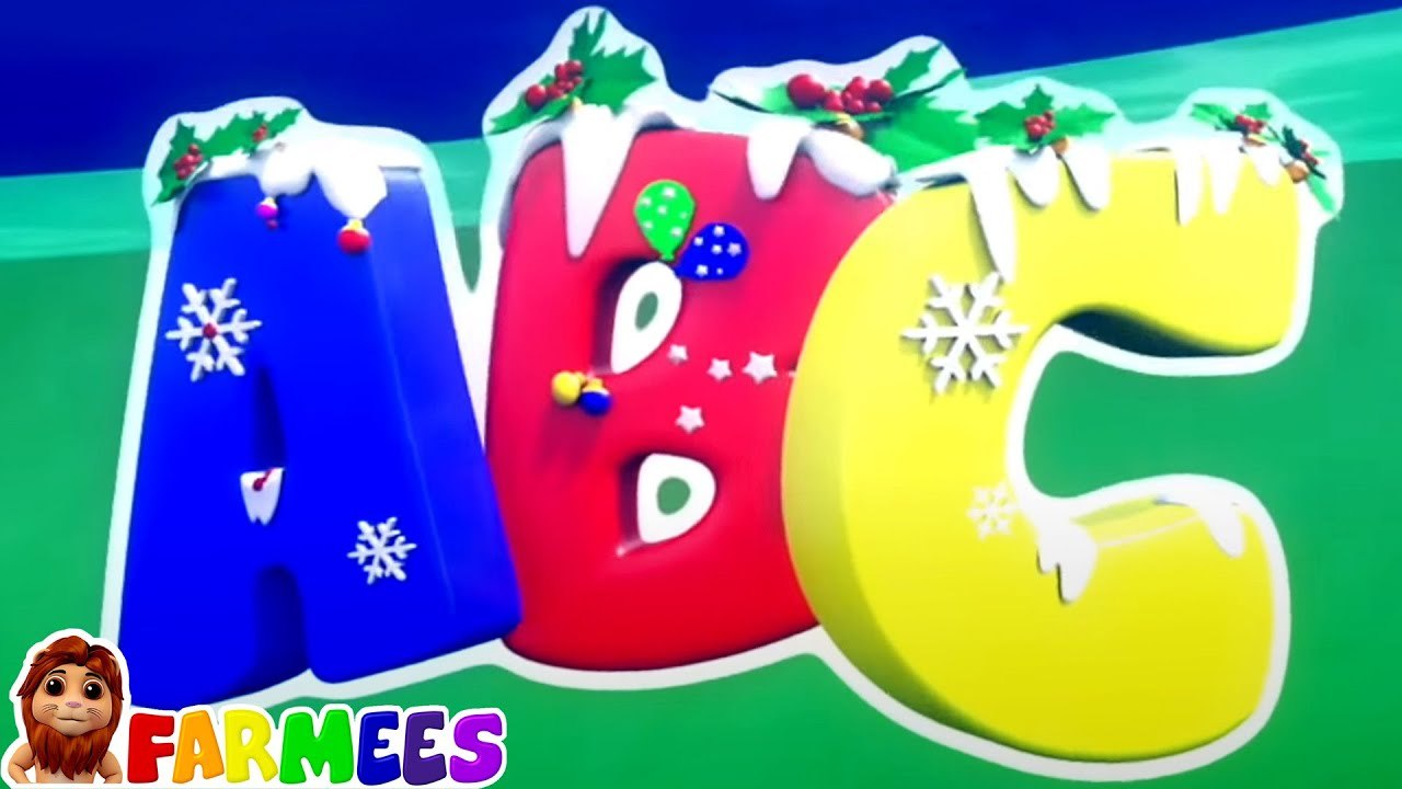 ABC Christmas Song Merry Christmas X'mas Song For Kids Farmees