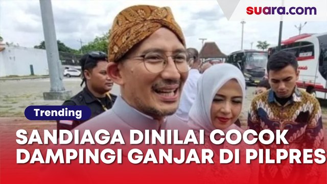 'Lebih Mudah Dapat Tiket' Sandiaga Uno Dinilai Cocok Jadi Pasangan Duet Ganjar di Pilpres
