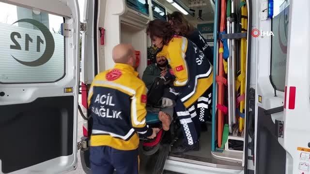 Polis memuru kendisini bıçaklayan şahsı bacağından vurdu