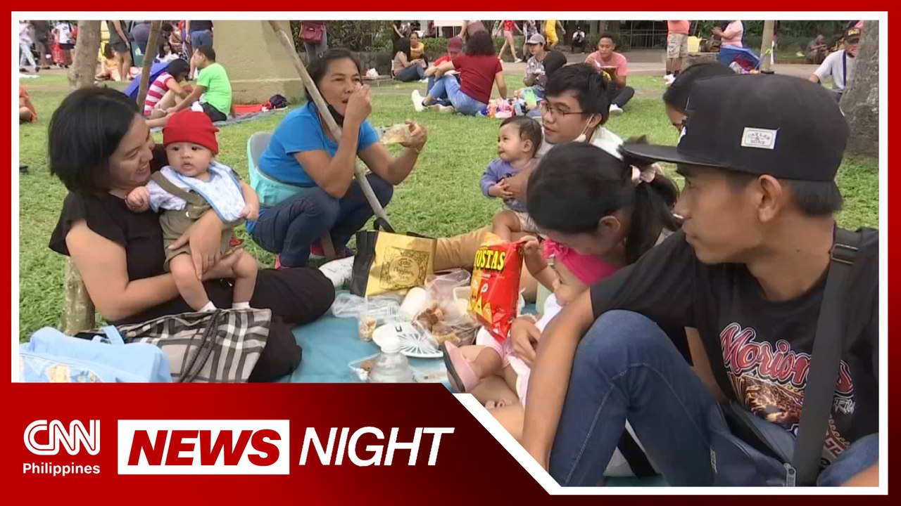 Ilang parke sa Metro Manila, dinagsa ngayong Pasko | News Night