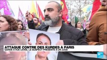 Attaque contre des kurdes à Paris : garde à vue levée, le suspect présenté à un juge