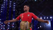 WWE2K22 - Ronaldo Vs Haaland Vs Zlatan Vs Messi Vs  Neymar Vs  Mbappe - Elimination Chamber Match