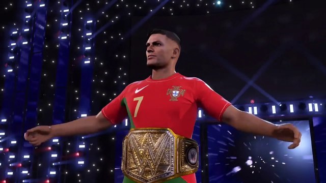 WWE2K22 - Ronaldo Vs Haaland Vs Zlatan Vs Messi Vs Neymar Vs Mbappe - Elimination Chamber Match