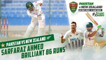 Sarfaraz Ahmed 86 Runs Highlights | Pakistan vs New Zealand | 1st Test Day 1 | PCB | MZ2L