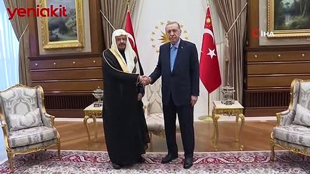 Türkiye ve Suudi Arabistan arasında önemli temas! Cumhurbaşkanı Erdoğan Suudi Arabistan Şura Meclisi Başkanı'nı kabul etti