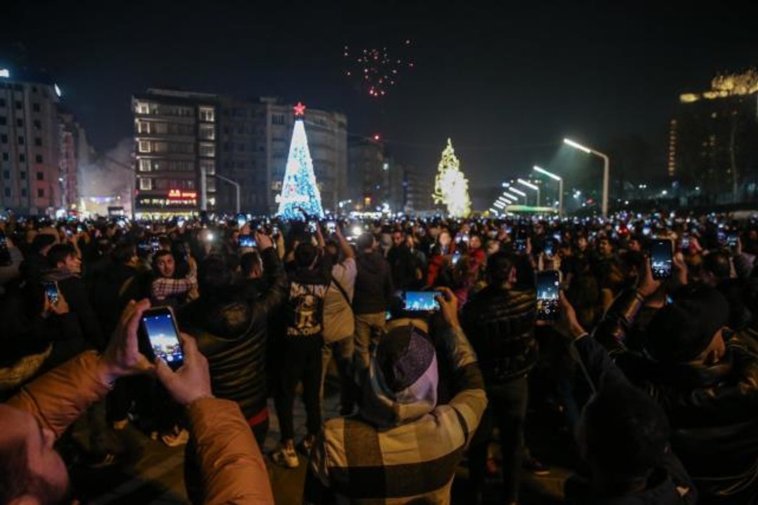 İstanbul'da yeni yıl coşkusu