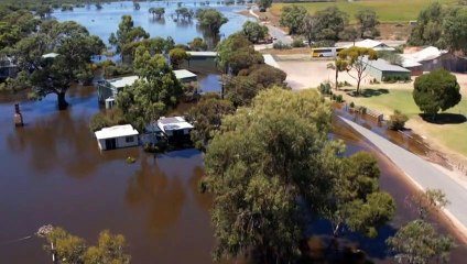 Flooding severely impacts SA caravan park