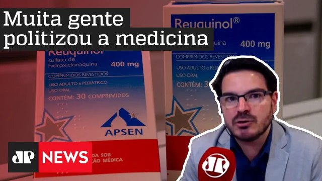 Constantino: Muita gente politizou a medicina por causa da cloroquina