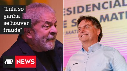 Bolsonaro reafirma que Lula só volta ao poder se houver fraude em 2022
