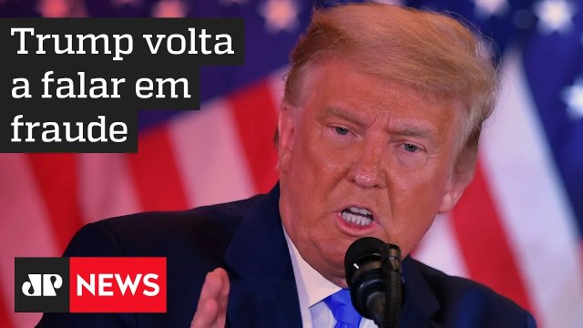 Sem evidências, Trump volta a falar de fraude em apuração eleitoral