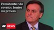 Bolsonaro afirma ter informações de que houve fraude em pleito nos EUA
