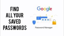 HOW TO FIND YOUR SAVED PASSWORDS ON CHROME