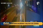 Ola de asaltos en Surco: delincuentes roban a bordo de motos en Av. Paseo de la Castellana