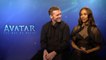 Sam Worthington and Zoe saldana Avatar The Way of Water Movie Interview