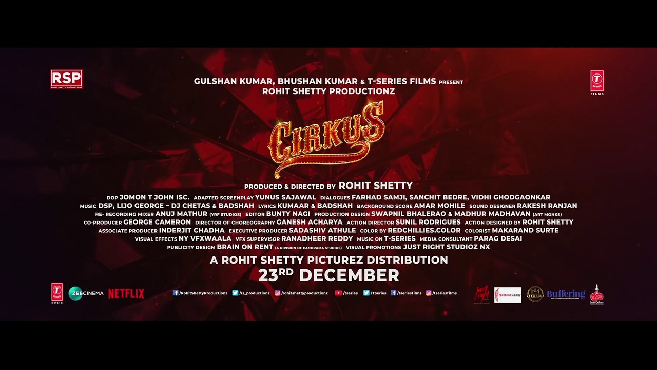 Cirkus  Official Trailer   -2160P (4K)  In Cinemas 23rd Dec-