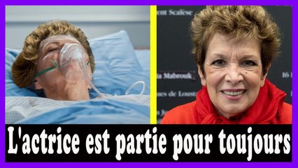  Breaking news___ il y a quelques minutes L'actrice Catherine Laborde est décédée pour toujours