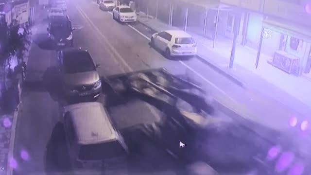 Belediyenin iş makinesini çalarak 3 araca zarar veren kişi tutuklandı