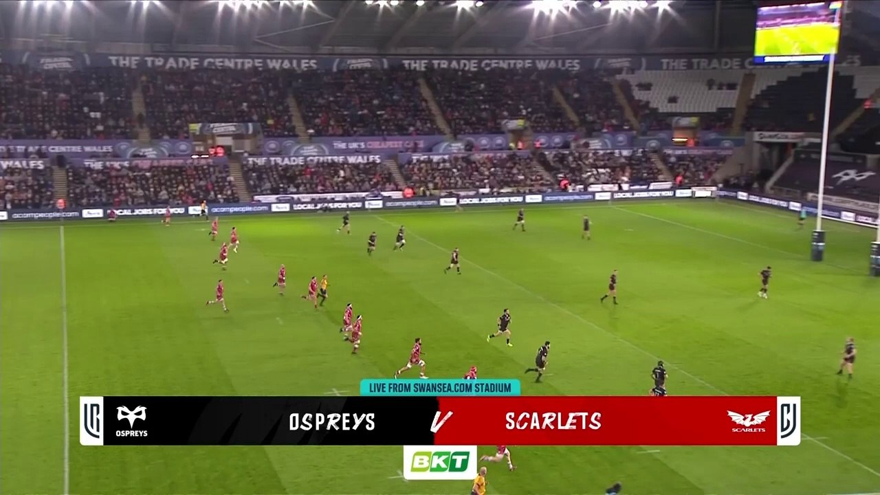 Ospreys vs Scarlets 26/12/2022