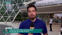 Direto do hospital, repórter Tiago Salazar atualiza estado de saúde de Pelé
