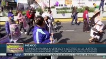 En México madres y padres de estudiantes desaparecidos realizan peregrinación anual
