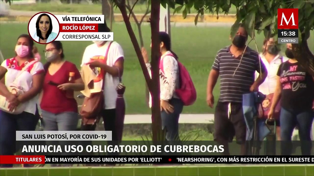 Uso de cubrebocas en San Luis Potosí vuelve a s...