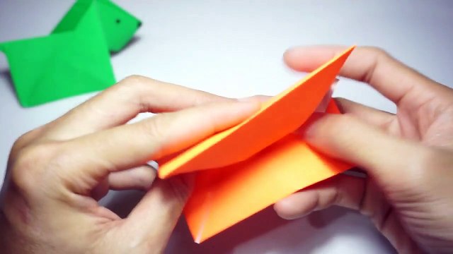 cara buat origami anak anjing mudah kertas lipat lucu II origami dog easy