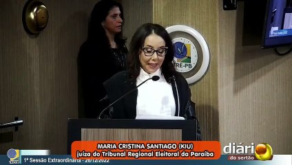 Maria Cristina Santiago toma posse como Membro Efetivo do TRE-PB