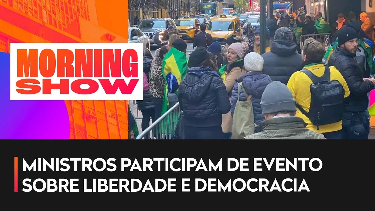 Debate sobre as manifestações em NY contra ministros do STF