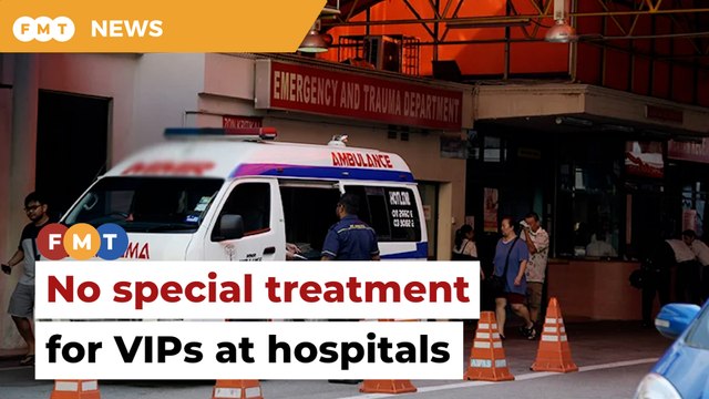 No special treatment for VIPs at hospitals, says health DG
