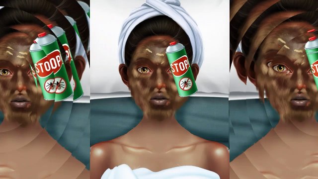 ASMR Facial Hair & Acne Removal & Skin Care Animation