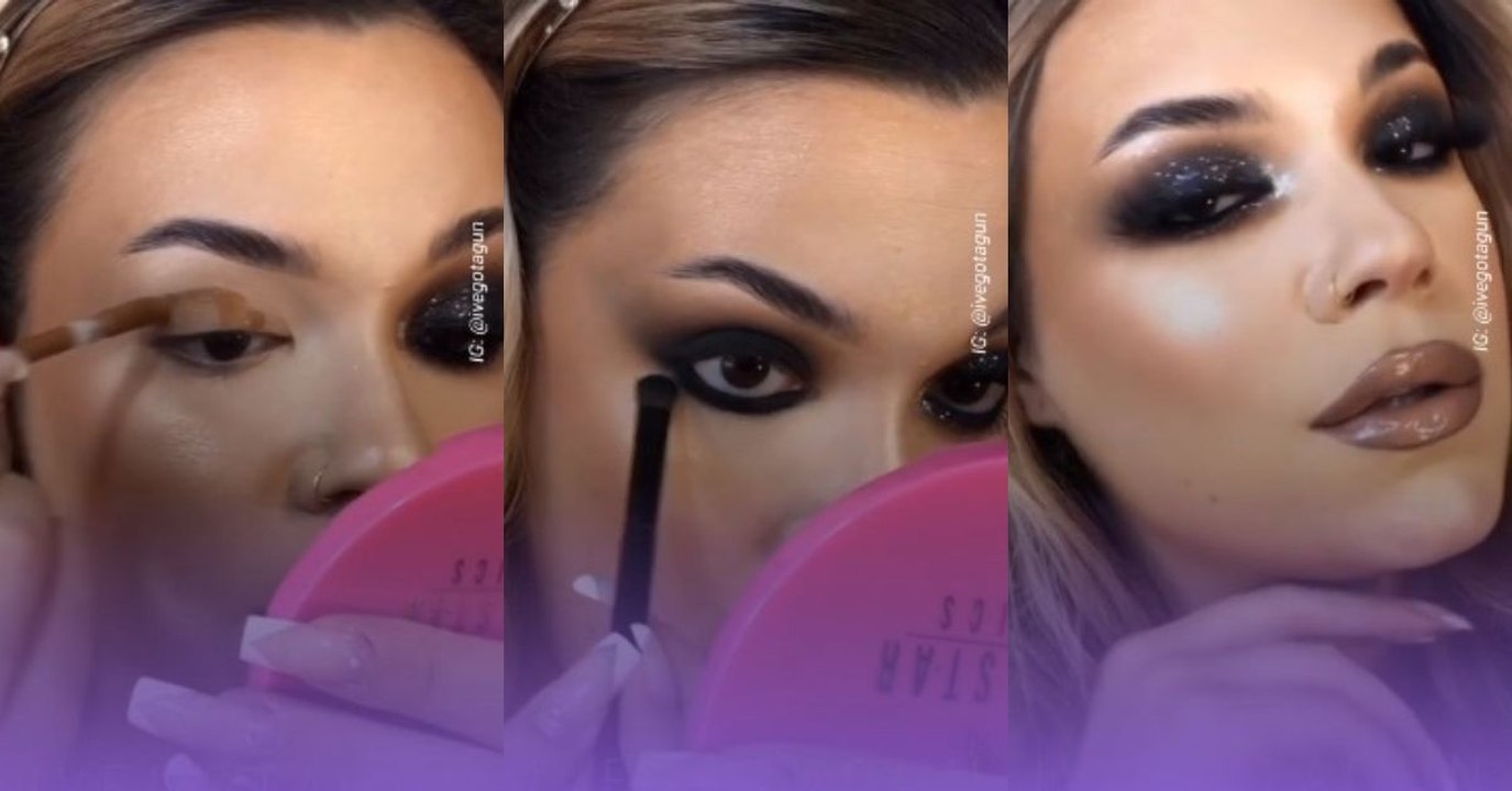 Idea de maquillaje de fiesta para este Fin de Año
