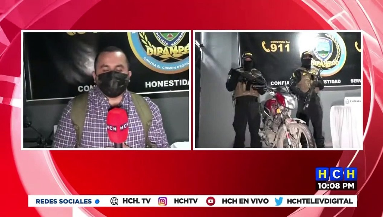 DIPAMPCO captura a presunto miembro de la banda "M2" por el delito de extorsión en Las Vegas, Santa Bárbara