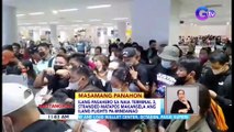 Ilang pasahero sa NAIA Terminal 3, stranded matapos makansela ang ilang flights pa-Mindanao | BT