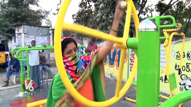 Huge Response From Public To Open Gyms In Karimnagar _ V6 Life