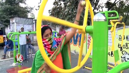 Huge Response From Public To Open Gyms In Karimnagar  _ V6 Life