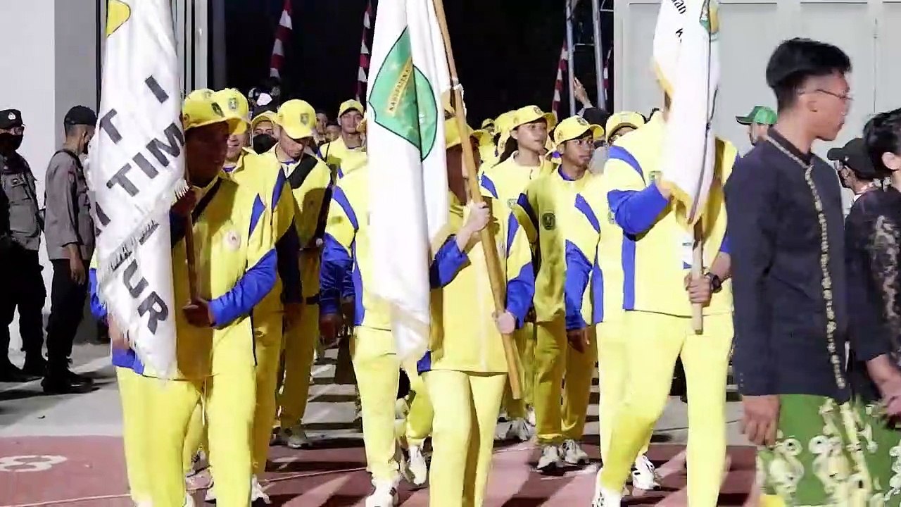 Hadiri Opening Ceremony Porprov VII Kaltim, Kasmidi Optimis Kutim Masih Bisa Dulang Medali
