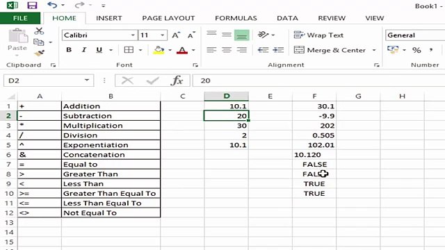 Advance Excel Lesson 9 - Excel Formula Basics