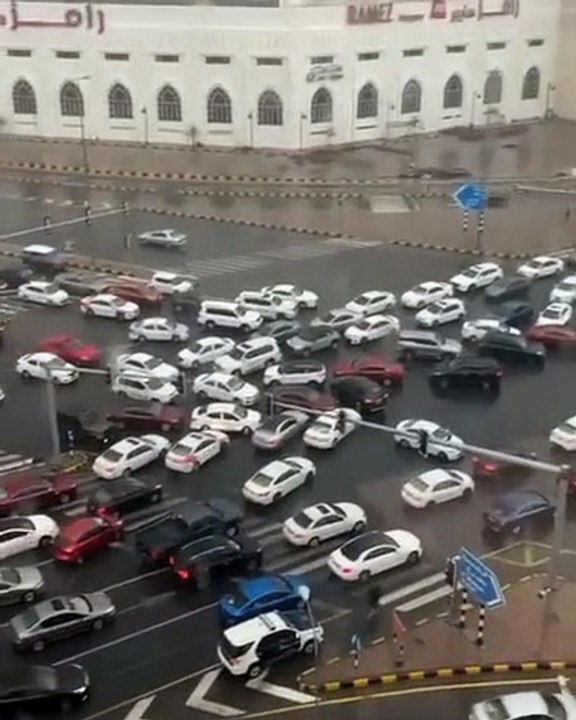 Heavy rains in Muscat