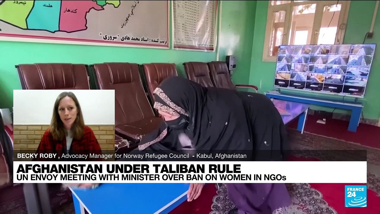 Taliban prohibits women from working in NGOs, m...
