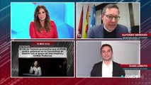 Alfonso Serrano se ríe del lacayo de Sánchez en directo por los datos del CIS de Tezanos