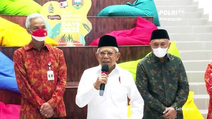 Keterangan Pers Wapres usai Resmikan PLUT UMKM Kabupaten Semarang