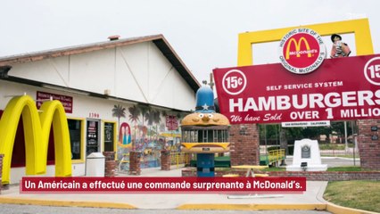 Un Américain effectue une commande surprenante à McDonald’s !