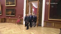 ST PETERSBURG - BDT üyesi ülkelerin liderleri Rus Devlet Müzesi'ni ziyaret etti