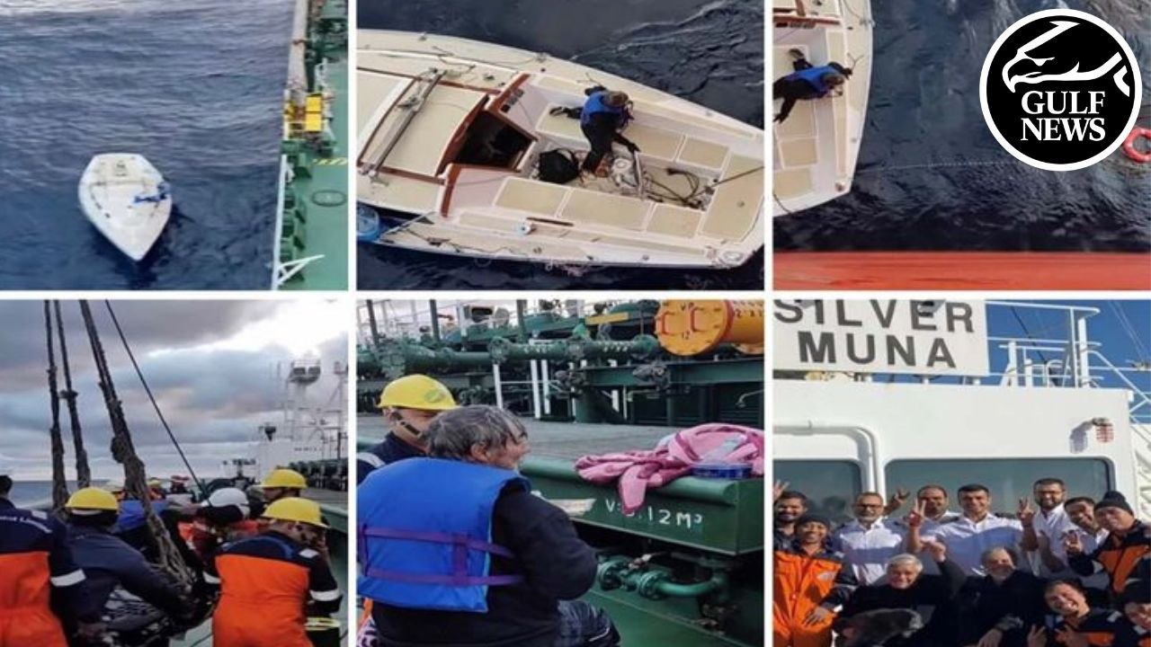 Lost at Atlantic Ocean for 10 days: Dramatic rescue by crew of UAE company’s ship saves 2 US men and a dog