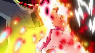 Sanji Black Leg Fire Melt Down Kizaru, Akainu Activates Buster Call - One Piece Fan Animation